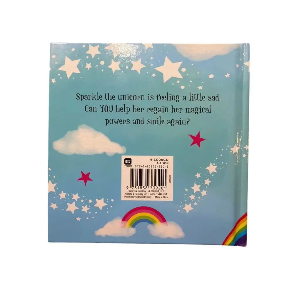 Personalized A Allison A Unicorn Needs YOUR Help! Storybook Hardcover Book New
